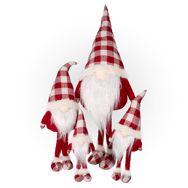 Wichtel aus Stoff, Weihnachtswichtel 4er Set, Weihnachtsdeko